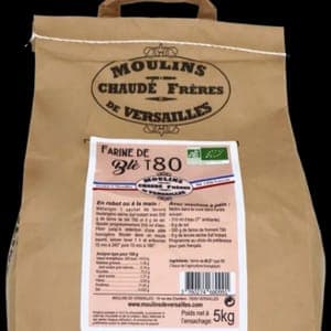 Farine de blé BIO T80 - ORIGINE ILE-DE-FRANCE - EN VRAC
