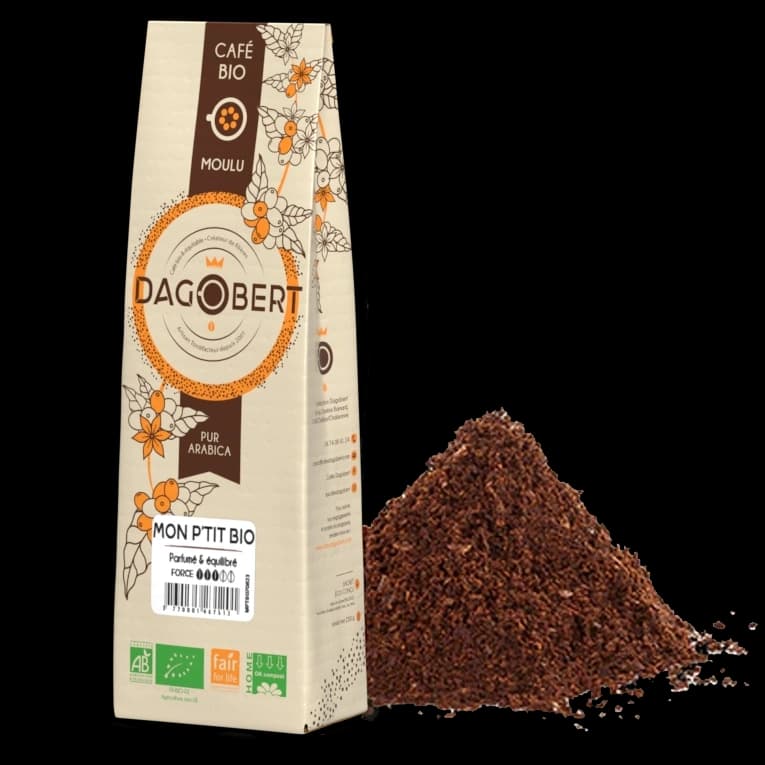 Café Arabica moulu- mélange mon p'tit bio- origine Pérou et Honduras